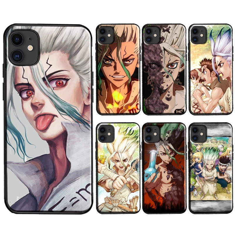 Чехол с рисунком из аниме Dr. Stone Senku Ishigami для iPhone 11 Pro Max SE 2020 X XS XR 6S 8 7 Plus 12 mini Coque |