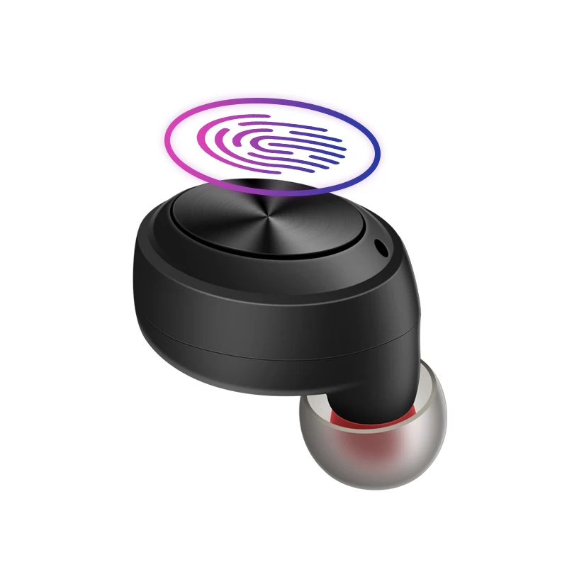 TWS Bluetooth гарнитура отпечатков пальцев Touch HD Стерео шумоподавление игровая fone de ouvido