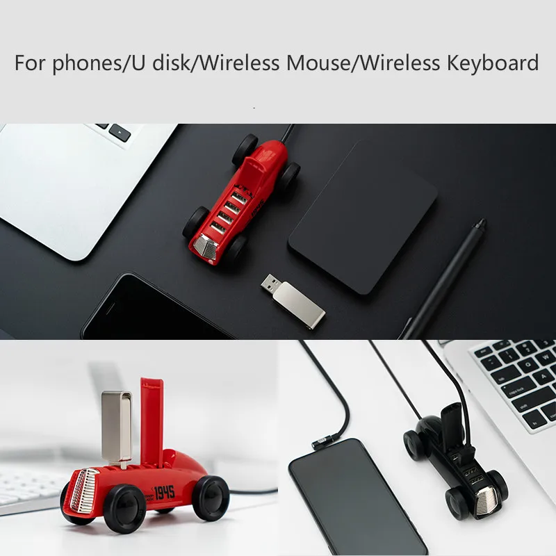 Xiaomi Bcase винтажный Автомобильный дизайн USB 2,0 концентратор разветвитель расширитель адаптер 4 порта Hab для телефона/U диск/беспроводная мышь/usb зарядка