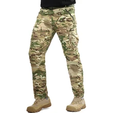 Мужские тактические армейские камуфляжные военные штаны, популярные красивые летние съемные штаны с двумя частями, быстросохнущие дышащие длинные штаны, S-3XL