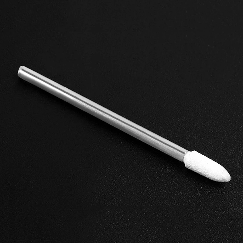 10 Pieces Cuticle Clean Drill Bits Set,Diamond Nail Tungsten Steel Alloy Grinding Head Set for Russian Manicure