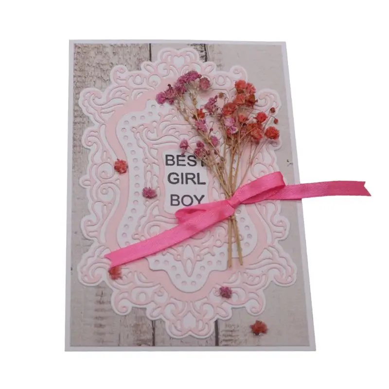  Hollow Invitation Lace Metal Cutting Dies Stencil DIY Scrapbooking Album Stamp Paper Card Embossing - 4.00011E+12