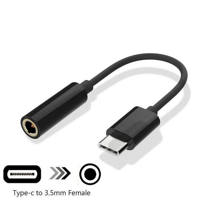 USB C to 3.5 mm Jack Female Auxiliary Audio Cable for Motorola