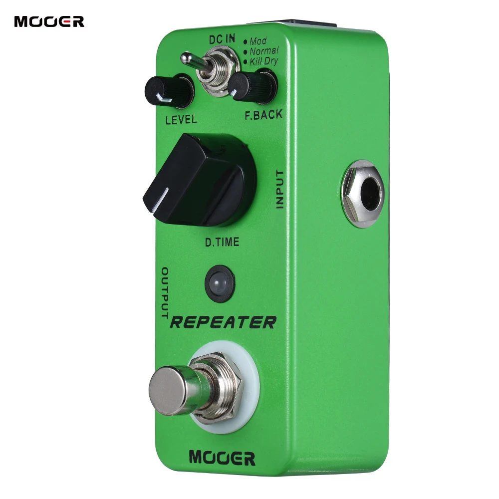 MOOER репитер цифровые гитарные педали с эффектом Delay 3 режима True Bypass полностью металлический корпус