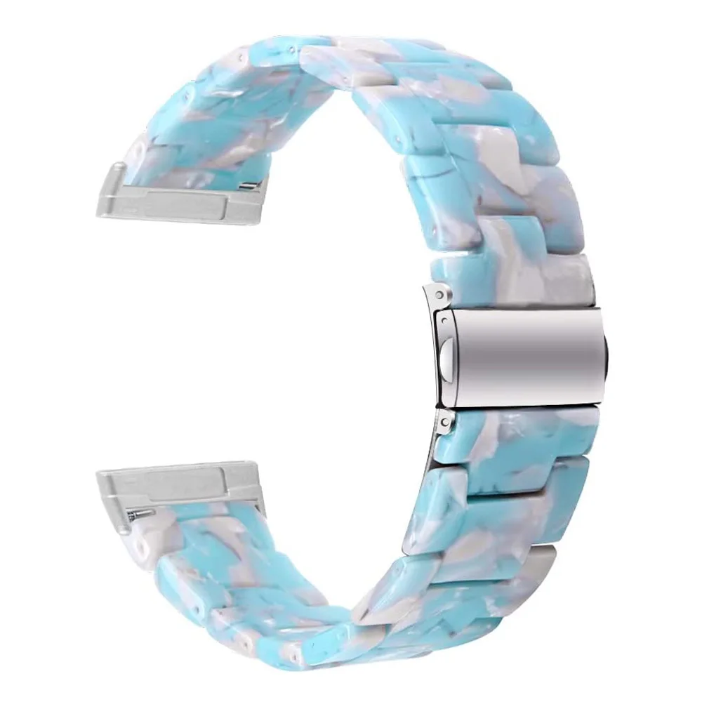 Resin Accessory Wristband for Smart Watches - Elegant Watch Strap Replacement