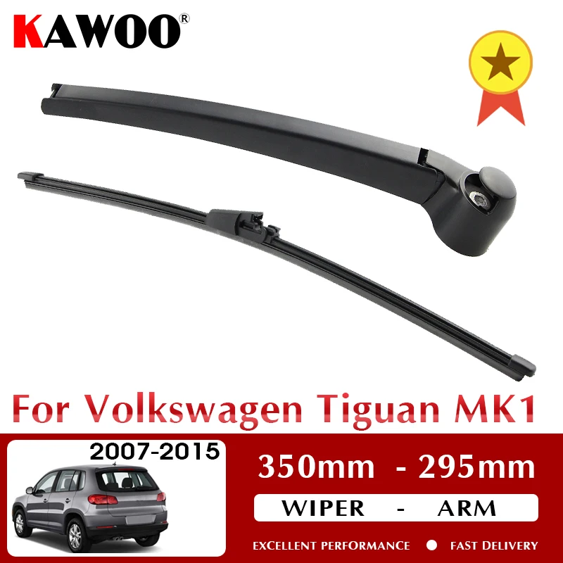 Kawoo Car Rear Wiper Blade Back Window Wipers Arm For Volkswagen Vw