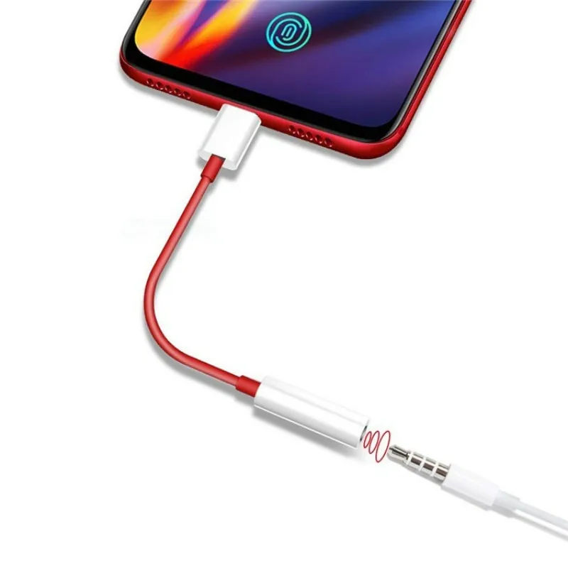 Для Oneplus 7 Pro 6T Huawei Mate20 P30 Honor 10 20 Type C 3 5 мм Aux адаптер для one plus 1 + 6t usb c музыкальный