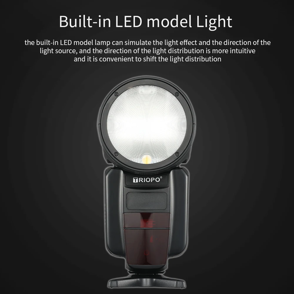 Беспроводная вспышка для камеры Triopo R1 2 4G X TTL HSS с круглой головкой G2 триггером Canon