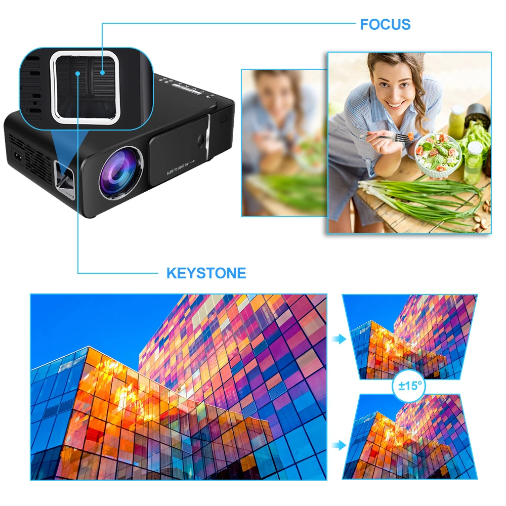 Портативный домашний видеопроектор VIVICINE V200H опция Android 10 0 кинопроектор