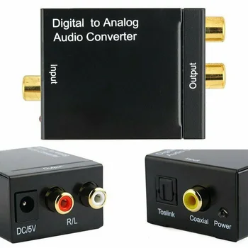 

Adapter Audio Converter Replacement Accessory Kit Digital Optical Coaxial
