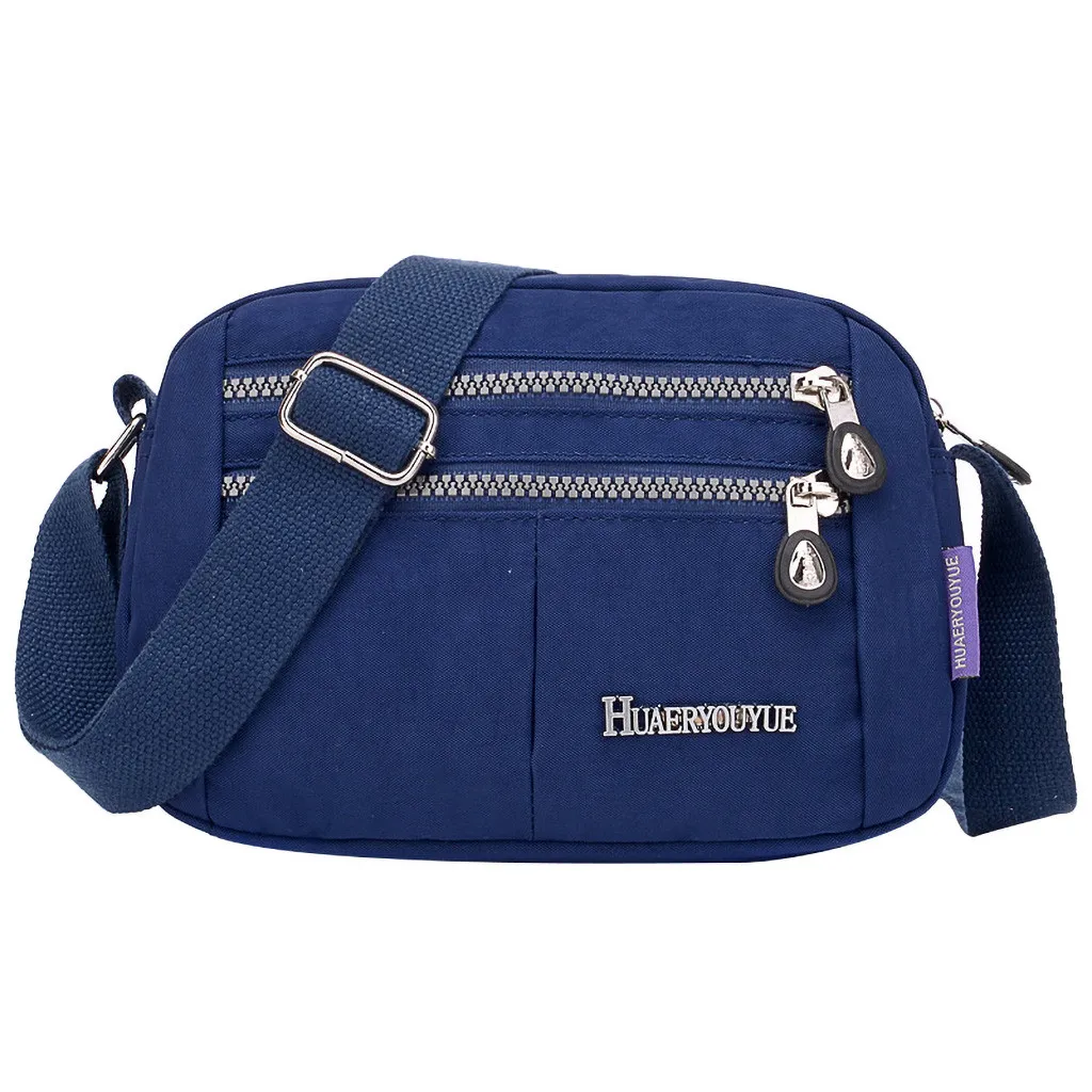 Женская нейлоновая сумка на плечо, водонепроницаемая элегантная повседневная сумка для покупок - Цвет: j
