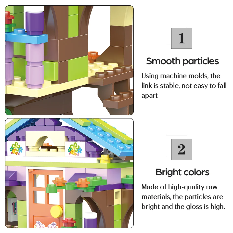 Новый 587 шт друзья Приключения лагерь секретное дерево дом Строительные кирпичи