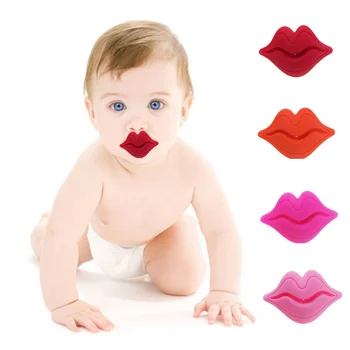 

New 4 Colors Pacifier Unisex Casual Pacifier Food Grade Silicone Funny Baby Pacifiers Nipple Teethers Soothers Teat for Baby