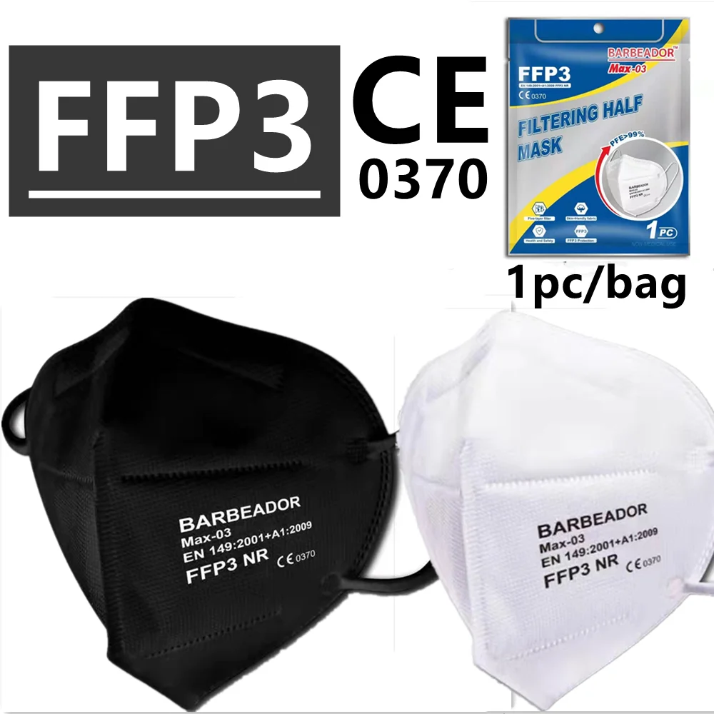 Mascarilla FFP3 NR de 5 capas sellados individualmente ffp3 mascarillas ...
