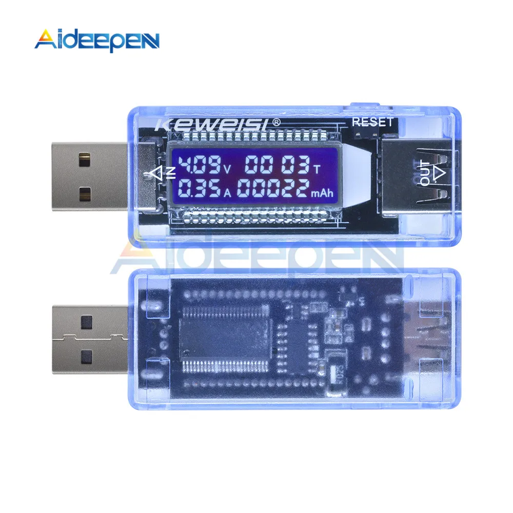 Digital USB Tester Voltmeter Power Bank Diagnostic Tool Current Voltage Capacity Doctor Charger Tes