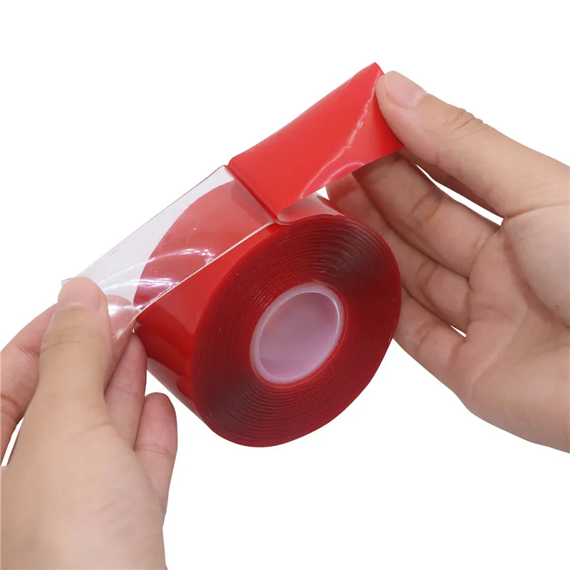 

1 pcs Transparent Double Sided Tape Household Wall Hangings Adhesive Glue Tapes Car Sticker Auto Adhesive Tape 30mm 25mm 10mm