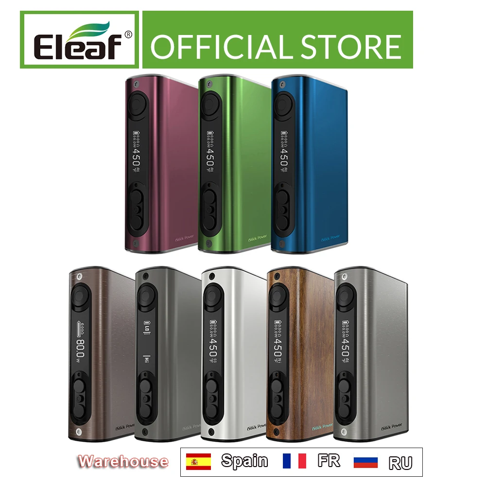 Лидер продаж оригинальный блок питания Eleaf iStick мод i Power 80 Вт батарея 5000 мАч режим