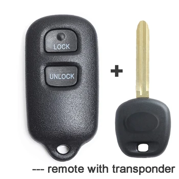 Keyforkess 314MHz 4 d67/4C Chip muslimex, HYQ12BBX, HYQ12BAN, HYQ1512Y portachiavi a distanza a 3 pulsanti per Toyota - KEYECU 314MHz 4 d67 4C Chip muslimex HYQ12BBX HYQ12BAN HYQ1512Y portachiavi a distanza a 3