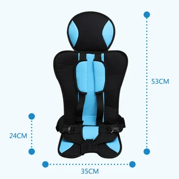 

Portable Kids Safety Car Seat 0-6 Year Old Children Thickening Baby Cushion Accessories 2020