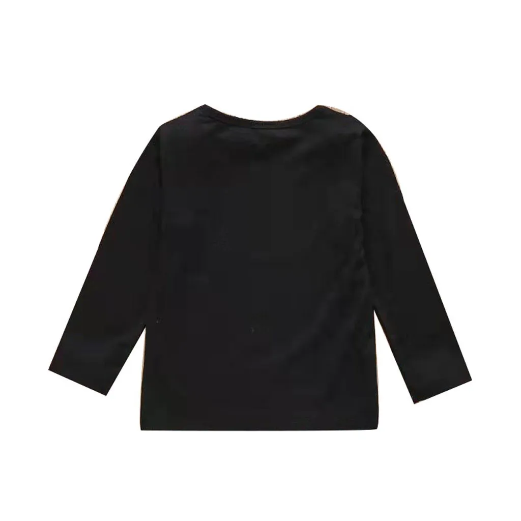 Г. Простая футболка с длинными рукавами и надписью для маленьких мальчиков и девочек хлопковая Футболка топы, футболки для малышей, блуза, одежда, Комплект Одежда для От 1 до 4 лет