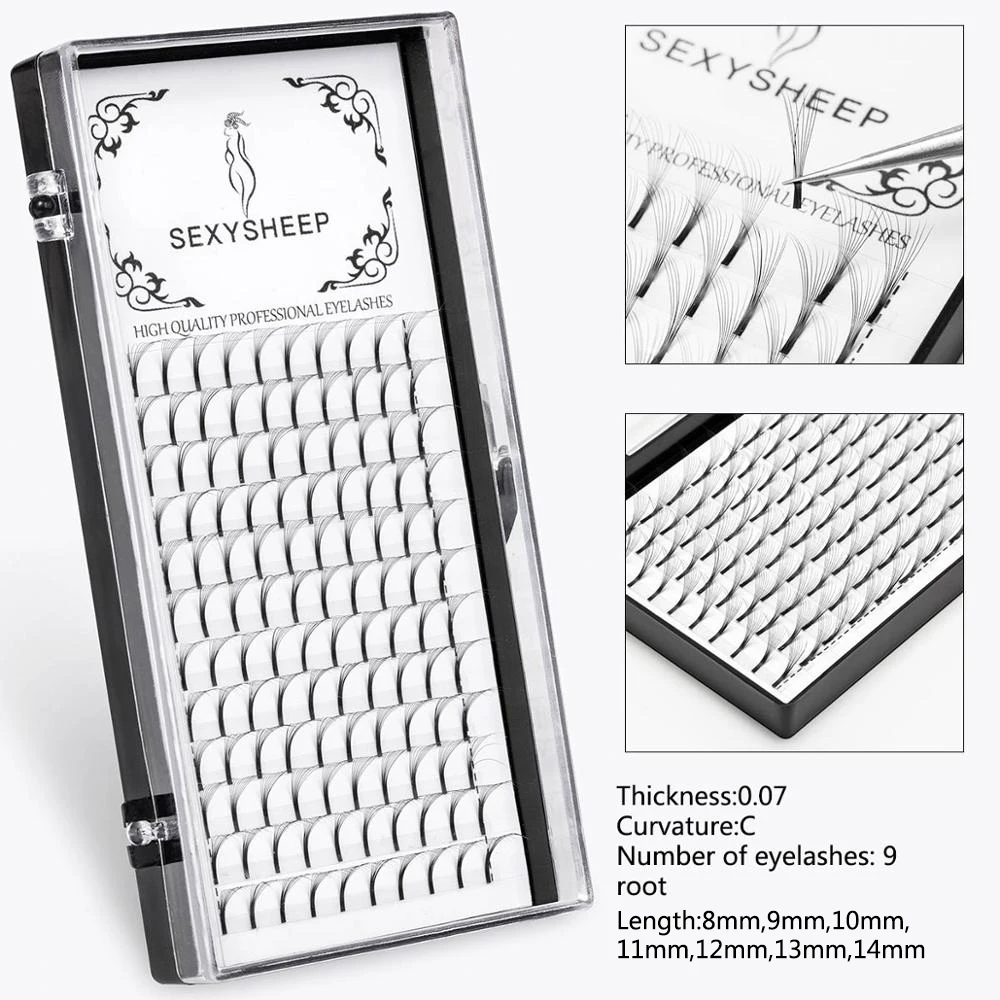 

Grafting Eyelashes 120 pcs Makeup Individual Cluster Eye Lashes eyelash extension Support dropshipping Free Shipping