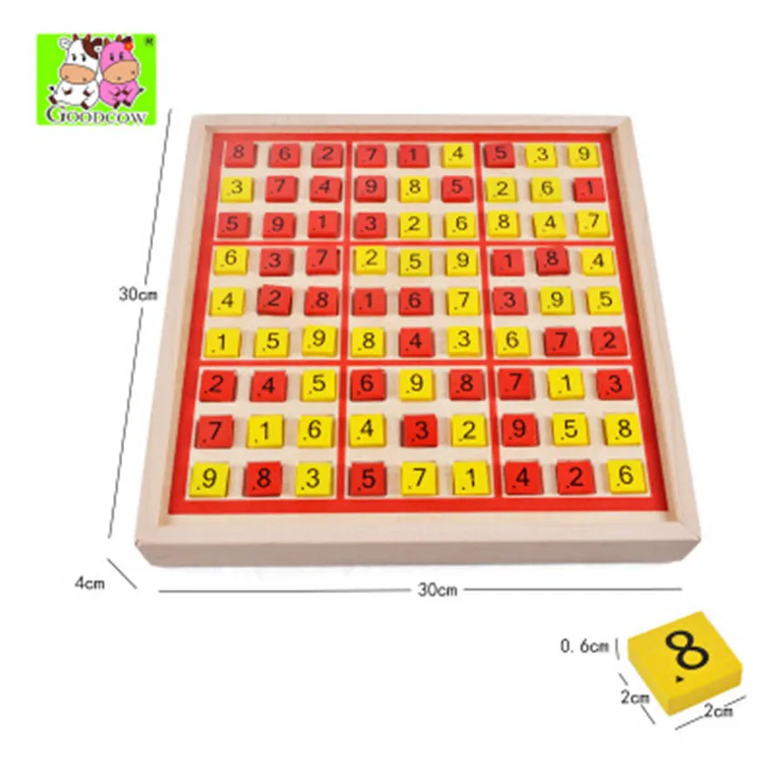 

Educational Intelligence Wood Table Game Multi-functional Wooden Sudoku Five-in-a-row Parent And Child Game Sudoku Large Size