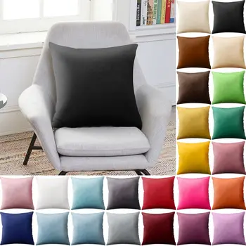 

Solid Printed Throw Cushion Cover Bedroom Printing Cushion Pillow Case 45x45cm Grometric Striped Cushion Covers ^o^
