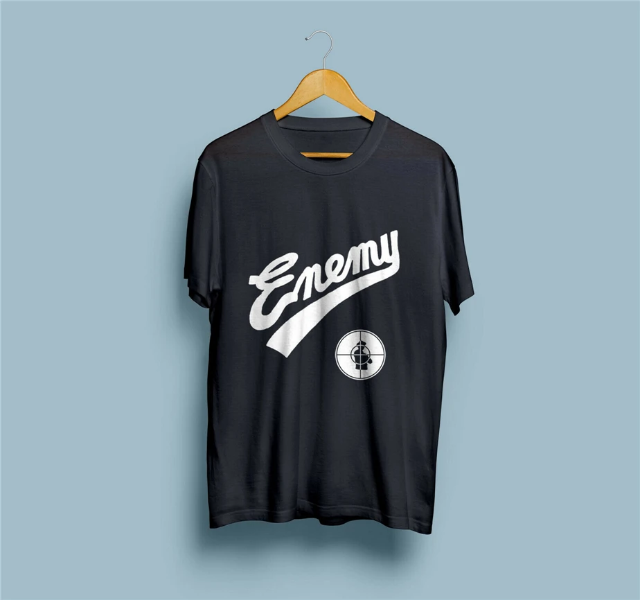 Public Enemy 1991 Script Rap Tee Def Jam Vintage 90S Hip Hop T-Shirt New Unisex Funny Shirt | Мужская одежда