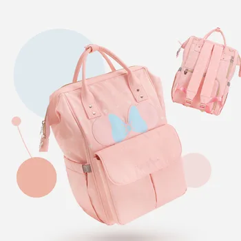 

Disney diaper bag mummy backpack USB bottle heating baby bag for mommy maternity mother nappy bag wet bag stroller bag for mom