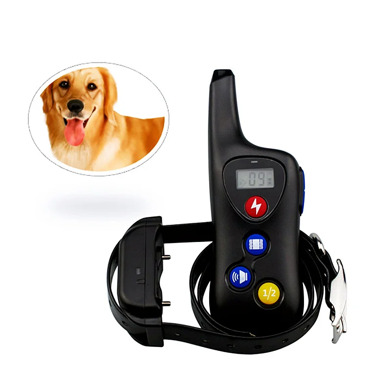 

600m Long Distance Safe Training Equipment For Pet Dogs Remote Control Rechargeable Training Dog Collar With Shock Vibration