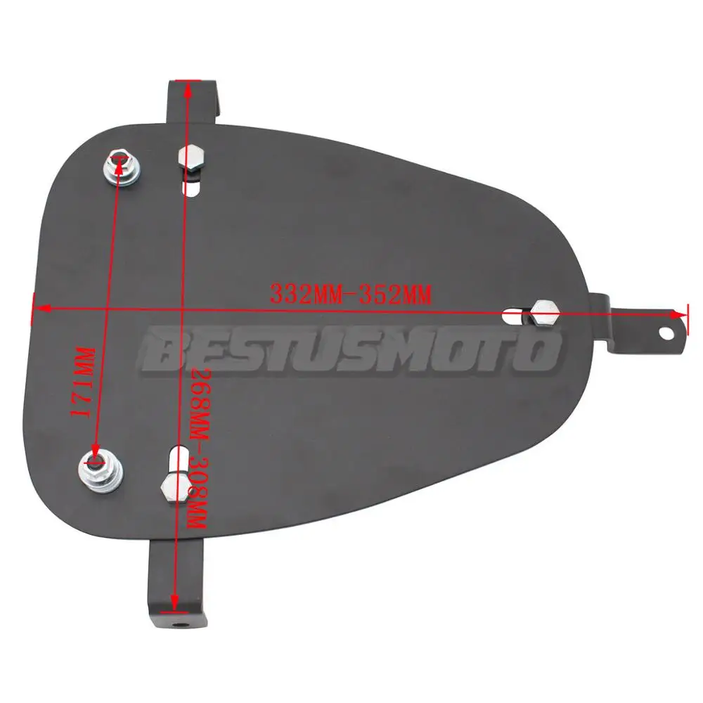 Мотоцикл Solo Seat Baseplate кронштейн драйвер подушки шасси для Honda Steed 400 600 Magna 250 Shadow 750