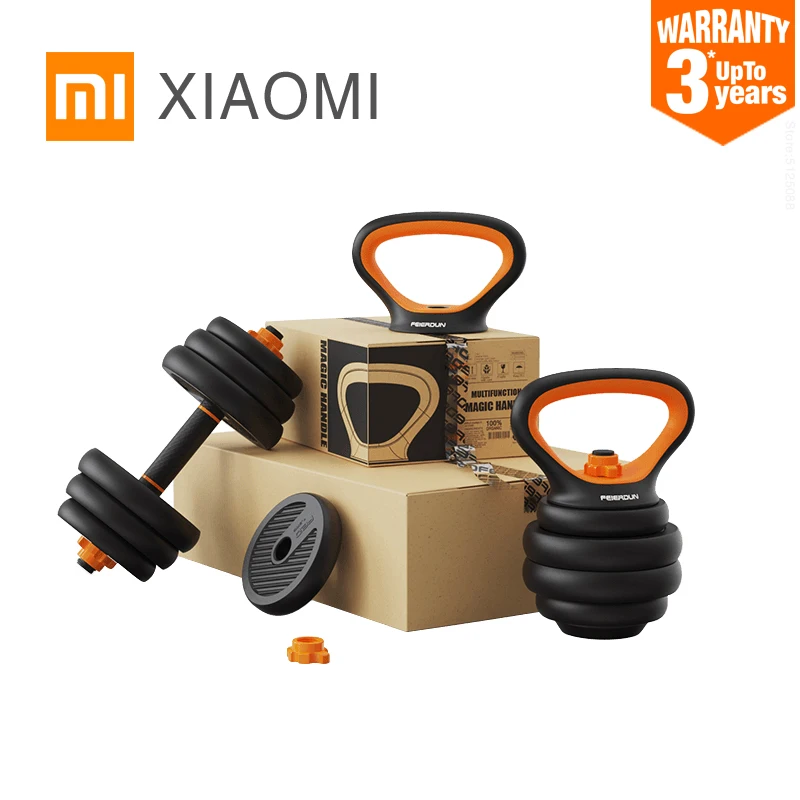 Гантели для фитнеса XIAOMI Набор гантелей тренировок с отягощениями штанги | Спорт и