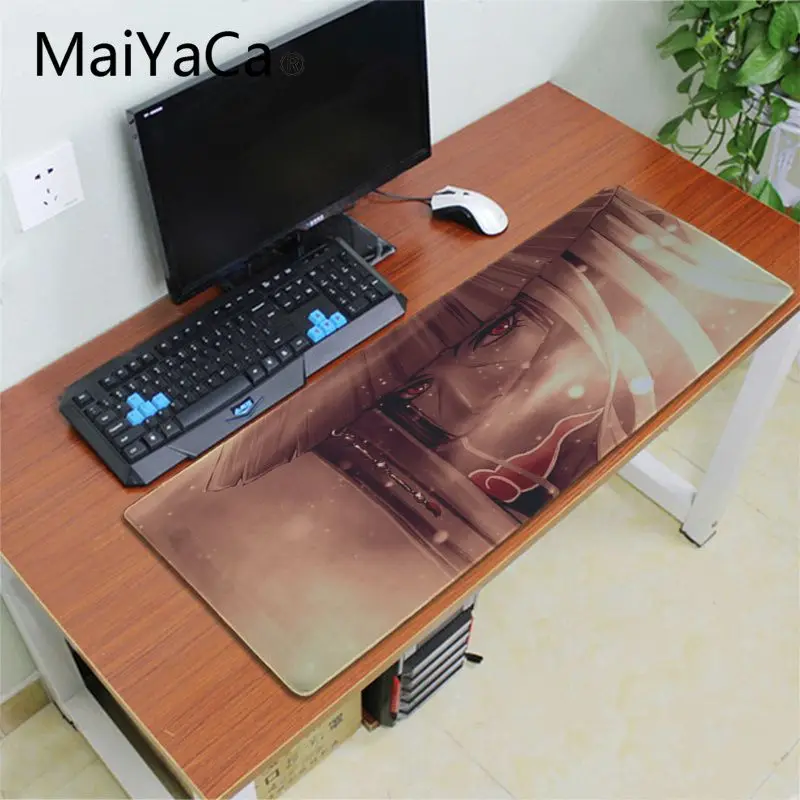 Lock Edge 30x60cm MaiYaCa, Наруто, аниме, игровой коврик для мыши, коврик для мыши, большая рекламная акция, игровой коврик для мыши в России, xl, клавиатура, ноутбук, ПК, ноутбук, Настольный коврик - Цвет: Lock Edge 30x60cm