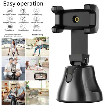 

Auto Tracking Smart Shooting Gimbal 360°Face Photo For Vlog Record Phone For Vedio Recording Smart Phone Stabilizer