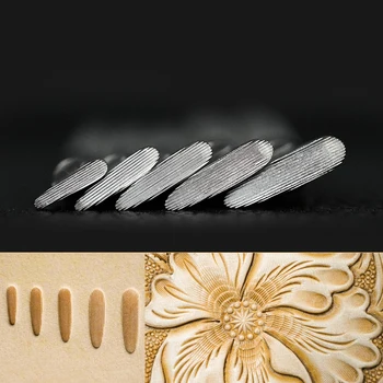 

Thumbprint-Leather stamping flower tools Carving Craft Leather Stamps Metal Printing Mold Engraving Set MZ2