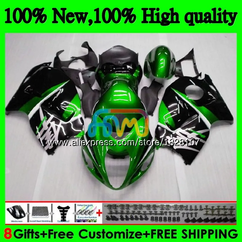 Hayabusa для SUZUKI GSX-R1300 GSXR 1300 1996 1997 1998 1999 2000 цвета: зеленый, черный 2001 48BS. 100 GSXR1300 96 97 98 99 00 01 обтекатели