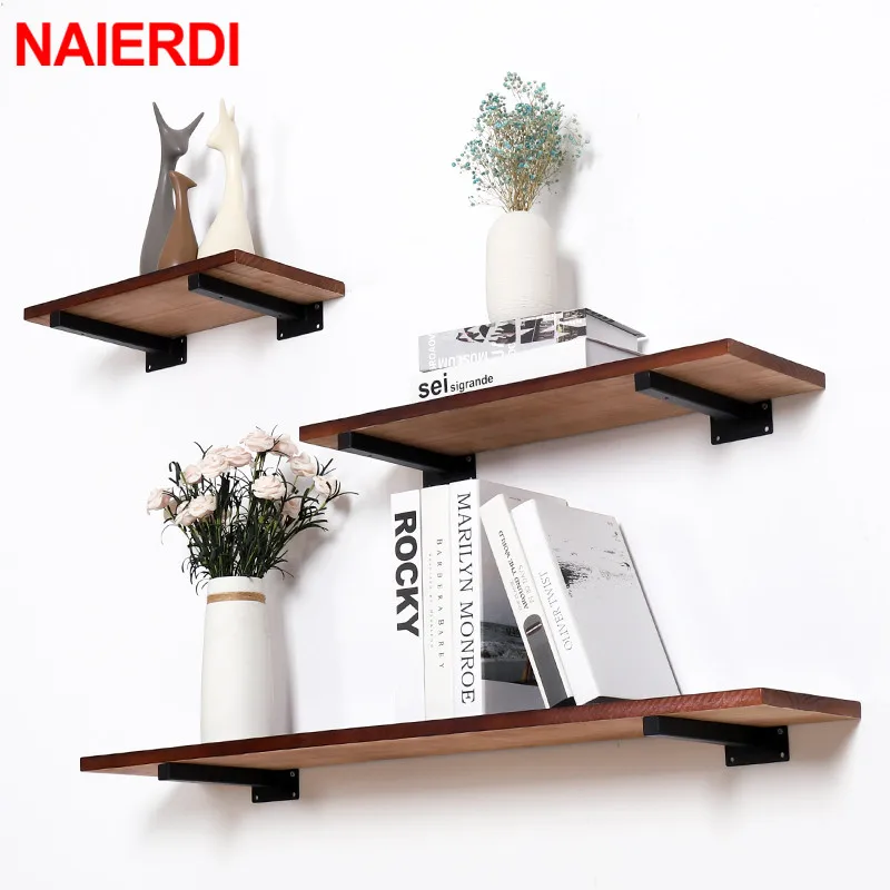NAIERDI 1PC 스테인레스 스틸 삼각형 벽 선반 브래킷 무거운 지원 벽 마운트 벤치 테이블 선반 브래킷 가구 하드웨어