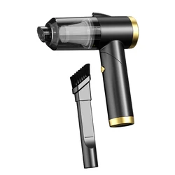 Aspiradora de mano para coche inalámbrico, aspirador plegable de doble uso para el hogar, Mini succión potente, sin cable