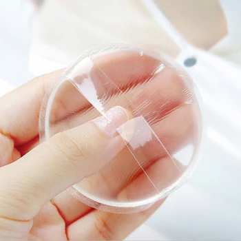 

1pcs Jelly Soft Silicone Gel Powder Puff Sponge For Cosmetic Face Foundation BB Cream Makeup Tool