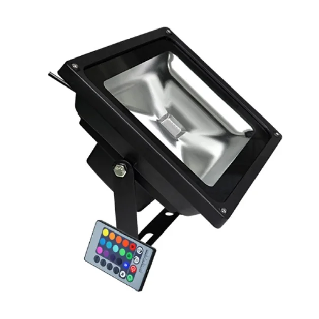 3 лота High lumen светодиодный прожектор светильник IP65 проектор 50 Вт наружные многоцветные RGB альбомного светильник Инж