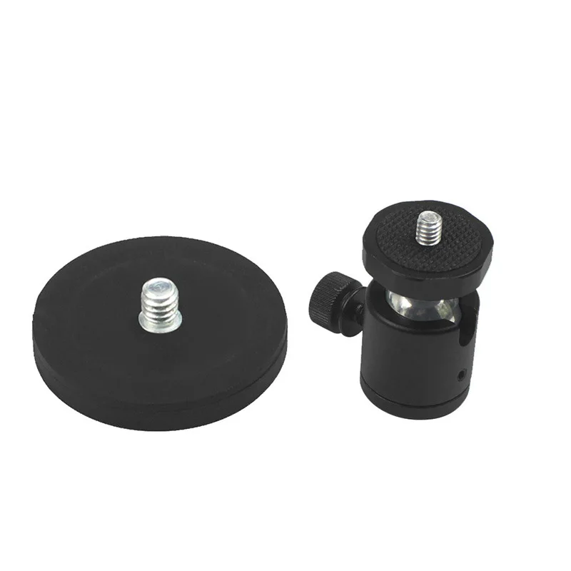Strong Magnetic Suction Ballhead Base for Tripod Monopods Quick Install Tripod Head Clamp for GoPro Camera Osmo Pocket Gimbal tripod ball head