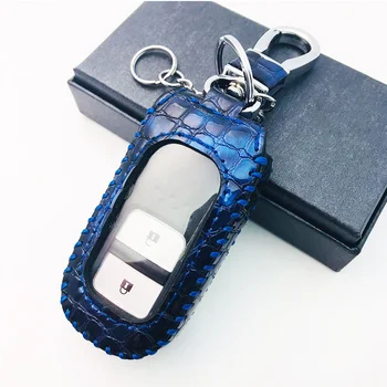 

Zipped Bag luxury Leather Car Key Chain Ring Keychain unisex key for Honda Toyota kIa Nissan Chevrolet Mazda Ford Peugeot