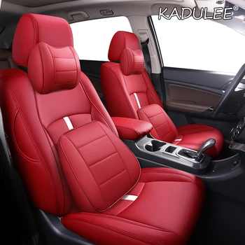 

KADULEE Custom Leather car seat cover For Volvo S80 XC60 S60 C30 S90 C70 V60 V40 XC90 XC40 S40 XC Classic Automobiles Seats