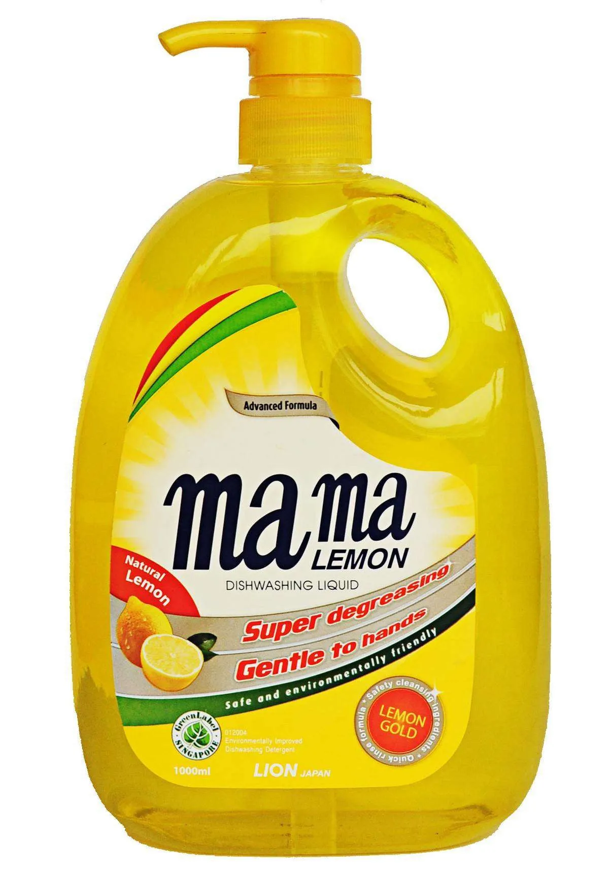 Гель концентрированный для мытья посуды и детских принадлежностей Mama Lemon, 1 л
