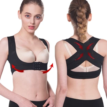 

Women Back Brace Shoulder Support Belt Vest Bra Breast Lift Hunchback Posture Corrector Tank Tops Shapewear Chest Shoulder Belt