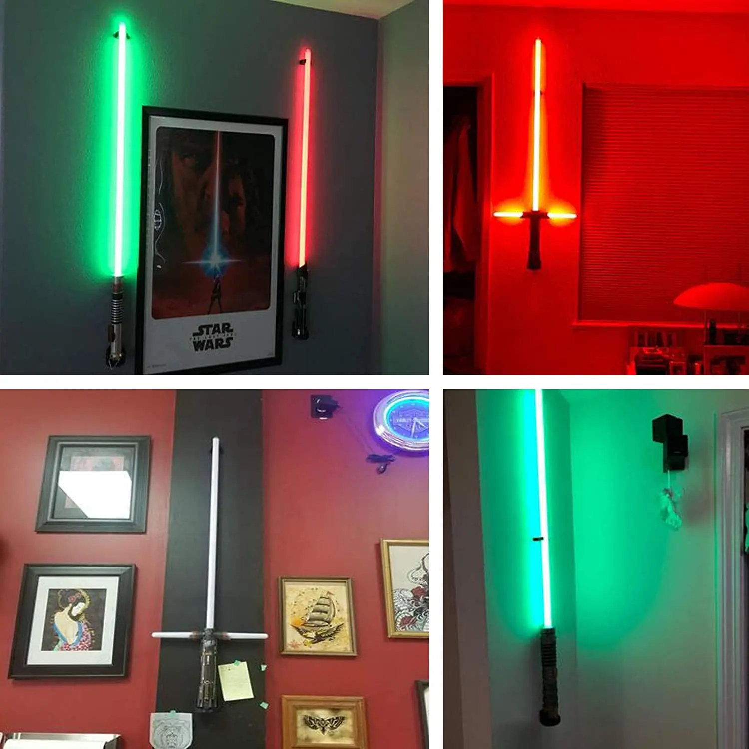 2 Piece Lightsaber Wall Mount 