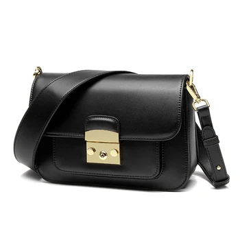 

Stylish PU Leather Crossbody Bags For Women 2020 Small Shoulder Messenger Bag Metal Lock Luxury Designer Bag Female Travel Bags