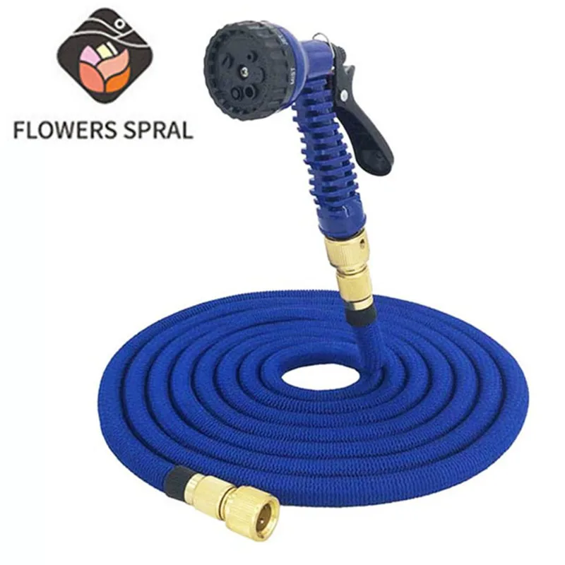 

16Ft-100Ft Expandable Garden Hose Magic flexible Garden Irrigation Hose EU Car Wash Hose Spray Gun Sprayer Watering Tuinslang