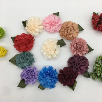 

3D bow Flower Matte Cloth Artificial Flower Home Decoration for Needlework Accessories DIY Wedding Decoration Plastic Flower