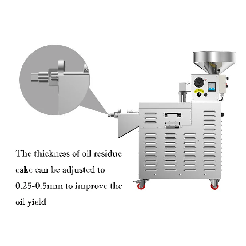 Description Picture 6 of itemAutomatic Oil Press Machine Heavy Intelligent Commercial Presser Sunflower Seeds Peanut Extractor